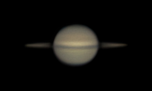 2025年2月1日に撮影された土星