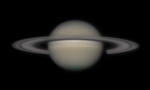 2026年8月13日に撮影された土星