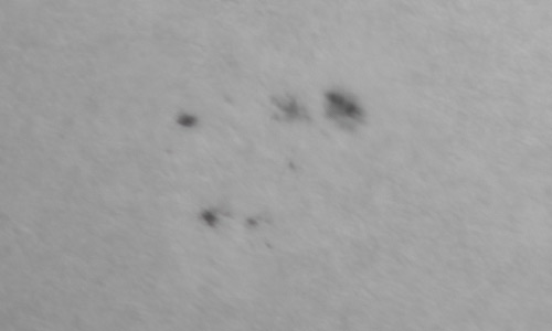 2022年1月7日の黒点（活動領域12924）