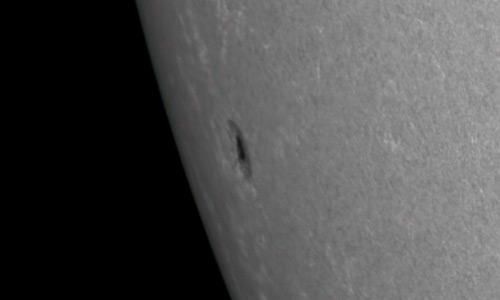 2022年1月9日の黒点（活動領域12927）