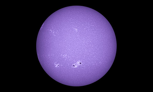 2022年1月9日の太陽（カルシウムK線）