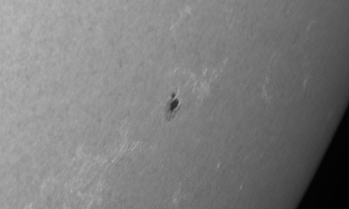 2022年1月22日の黒点（活動領域12933）