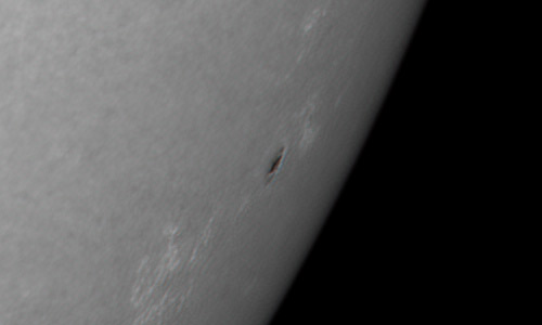 2022年1月23日の黒点（活動領域12933）