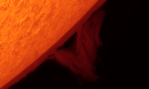 2022年1月23日のプロミネンス