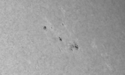 2022年1月27日の黒点（活動領域12935）