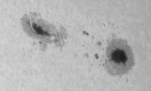 2022年2月2日の黒点（活動領域12936）