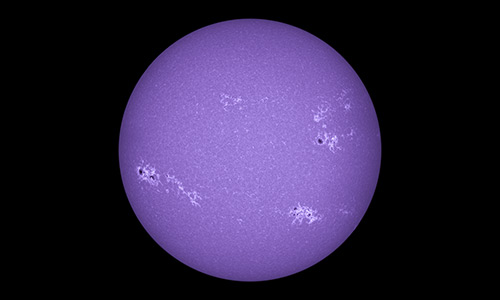 2022年2月3日の太陽（カルシウムK線）