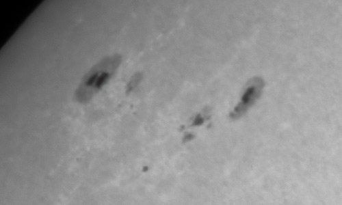 2022年2月5日の黒点（活動領域12941）