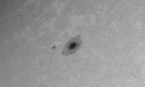 2022年2月23日の黒点（活動領域12955）