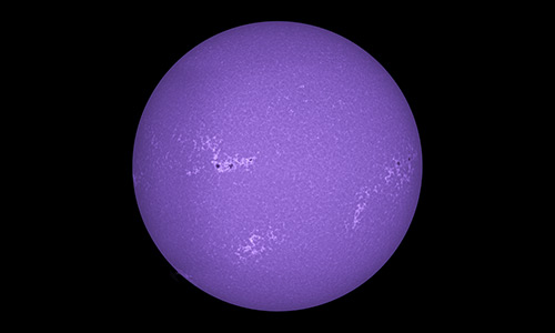 2022年3月3日の太陽（カルシウムK線）