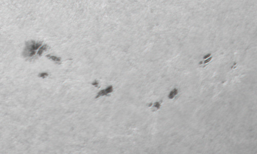 2022年3月10日の黒点（活動領域12964）