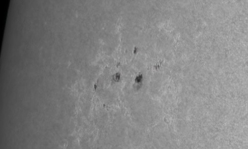 2022年3月23日の黒点（活動領域12974）