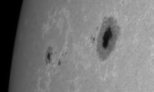 2022年3月29日の黒点（活動領域12978）