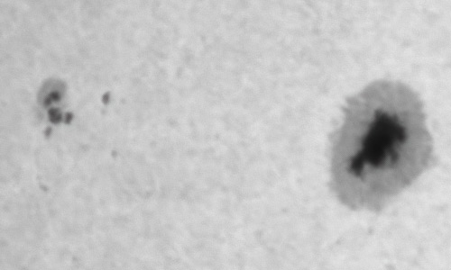 2022年3月31日の黒点（活動領域12978）