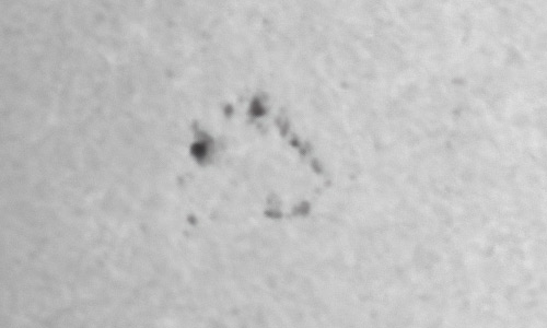 2022年3月31日の黒点（活動領域12981）