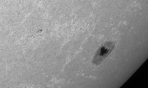 2022年4月8日の黒点（活動領域12978）