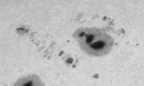 2022年4月20日の黒点（活動領域12993）