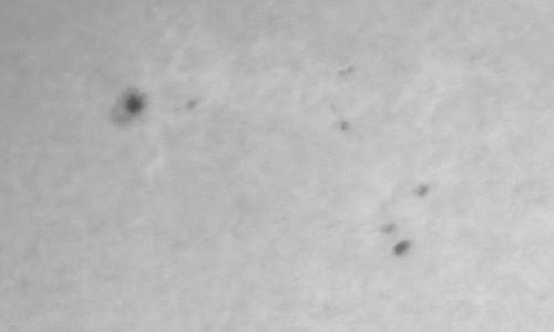 2022年4月25日の黒点（活動領域12997）