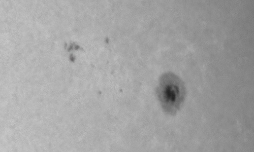 2022年6月3日の黒点（活動領域13026）