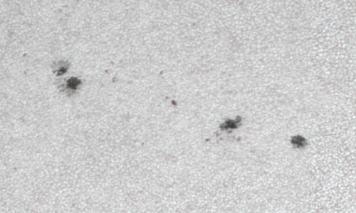 2022年6月14日の黒点（活動領域13030）