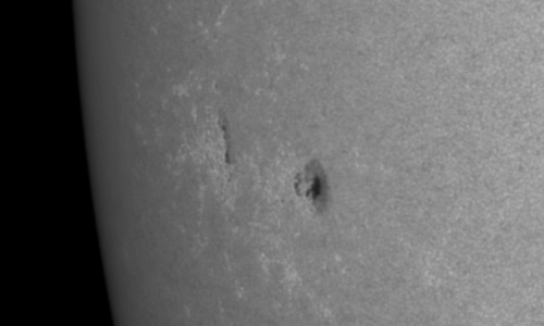 2022年6月14日の黒点（活動領域13035）