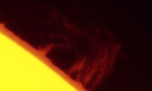 2022年6月21日のプロミネンス