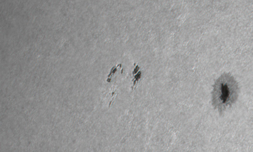 2022年7月3日の黒点（活動領域13050）