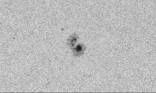 2022年7月7日の黒点（活動領域13046）