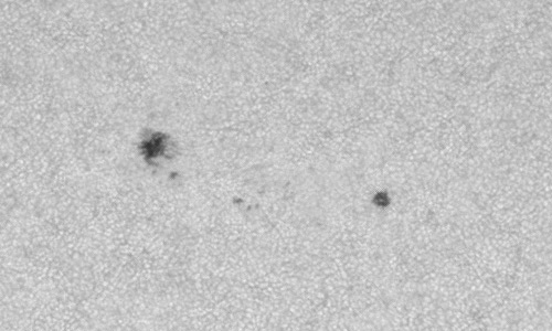 2022年7月7日の黒点（活動領域13051）