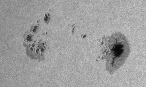 2022年7月8日の黒点（活動領域13053）