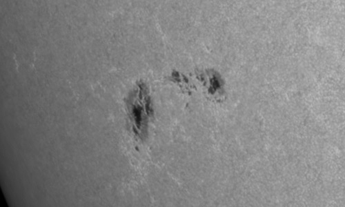 2022年7月8日の黒点（活動領域13055）