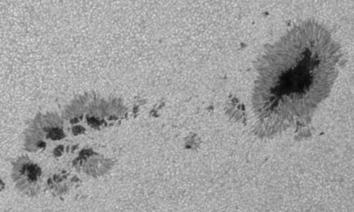 2022年7月14日の黒点（活動領域13055）