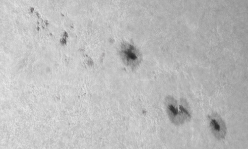 2022年7月15日の黒点（活動領域13053）