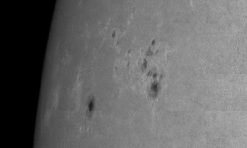 2022年7月15日の黒点（活動領域13058）