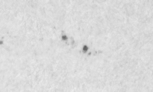 2022年7月20日の黒点（活動領域13058）