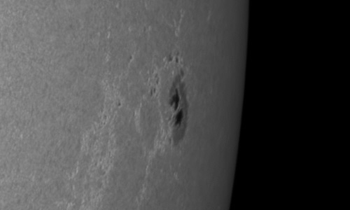 2022年8月7日の黒点（活動領域13068）