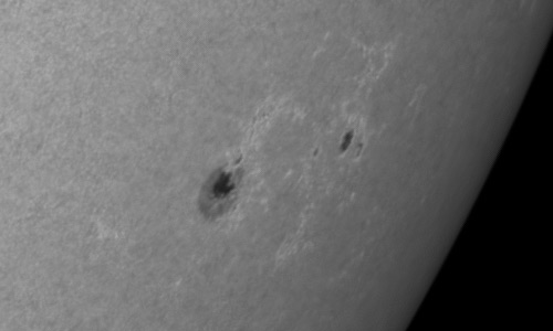 2022年8月7日の黒点（活動領域13073）