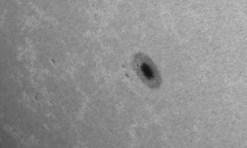 2022年8月7日の黒点（活動領域13074）