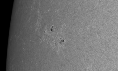 2022年8月7日の黒点（活動領域13075）