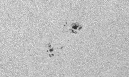 2022年8月10日の黒点（活動領域13077）