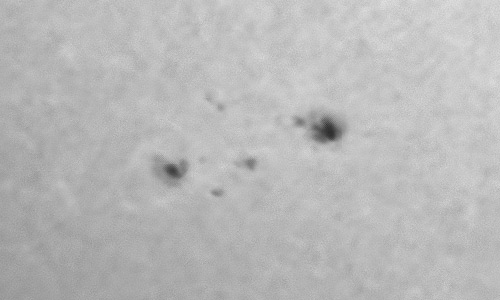 2022年8月21日の黒点（活動領域13086）