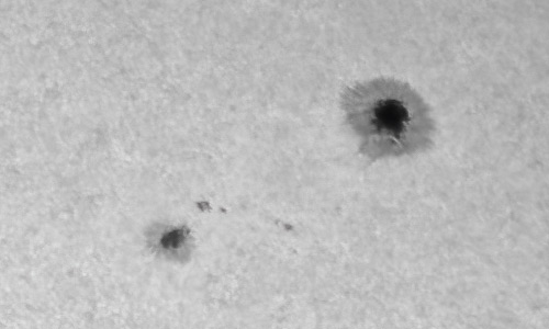 2022年8月26日の黒点（活動領域13085）