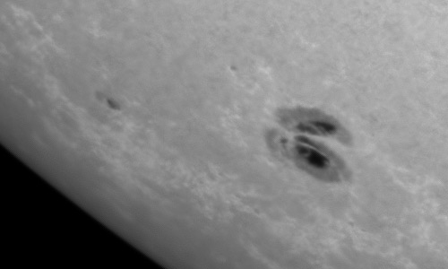 2022年9月14日の黒点（活動領域13102）