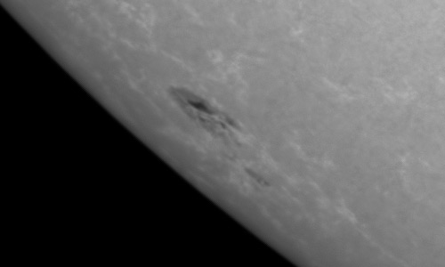 2022年9月21日の黒点（活動領域13107）