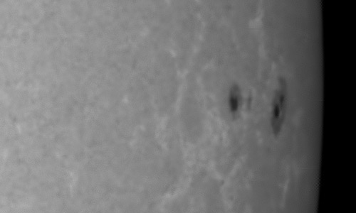 2022年9月24日の黒点（活動領域13102）