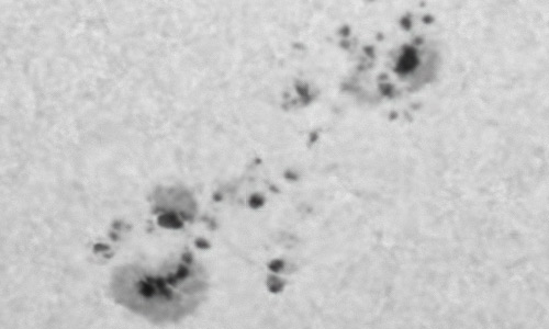 2022年9月24日の黒点（活動領域13105）