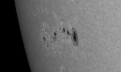 2022年9月24日の黒点（活動領域13110）