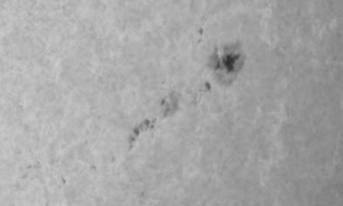 2022年9月30日の黒点（活動領域13107）