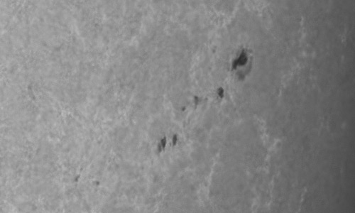 2022年10月1日の黒点（活動領域13107）