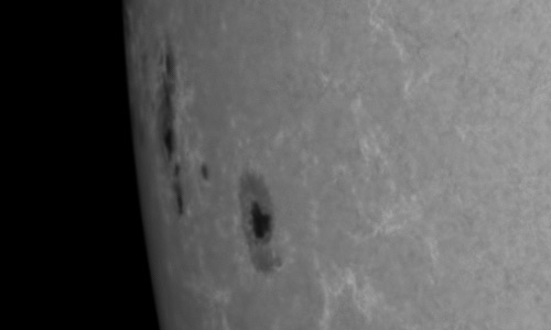 2022年10月1日の黒点（活動領域13112）